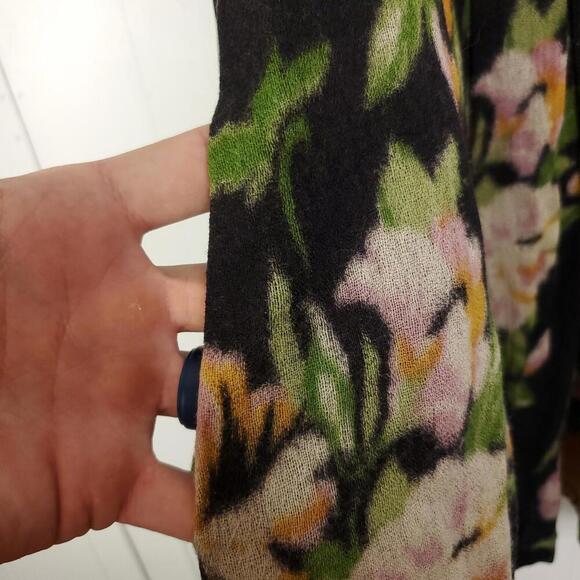 Free People Dress Womens Small Embroidered High Neck Floral Skirt Fit Flare - Picture 5 of 13